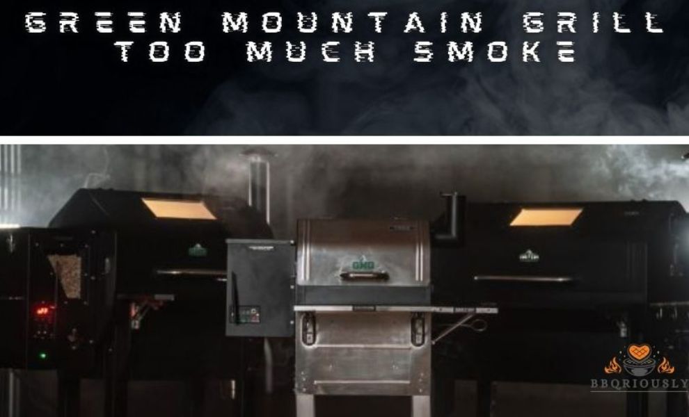 green mountain grill too much smoke