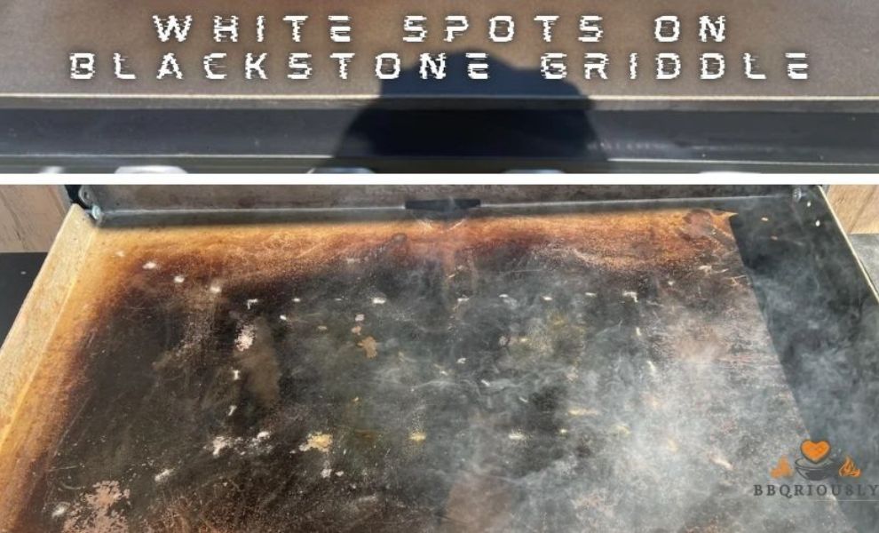 white spots on blackstone griddle