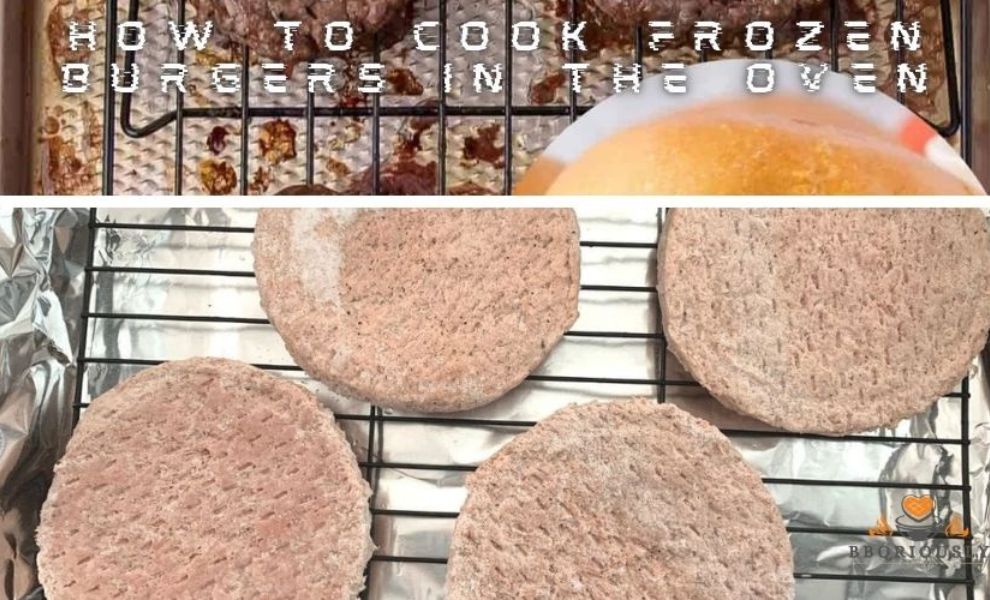 how to cook frozen burgers in the oven