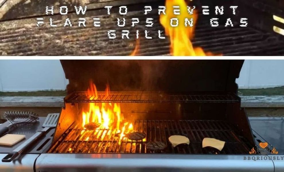 how to prevent flare ups on gas grill