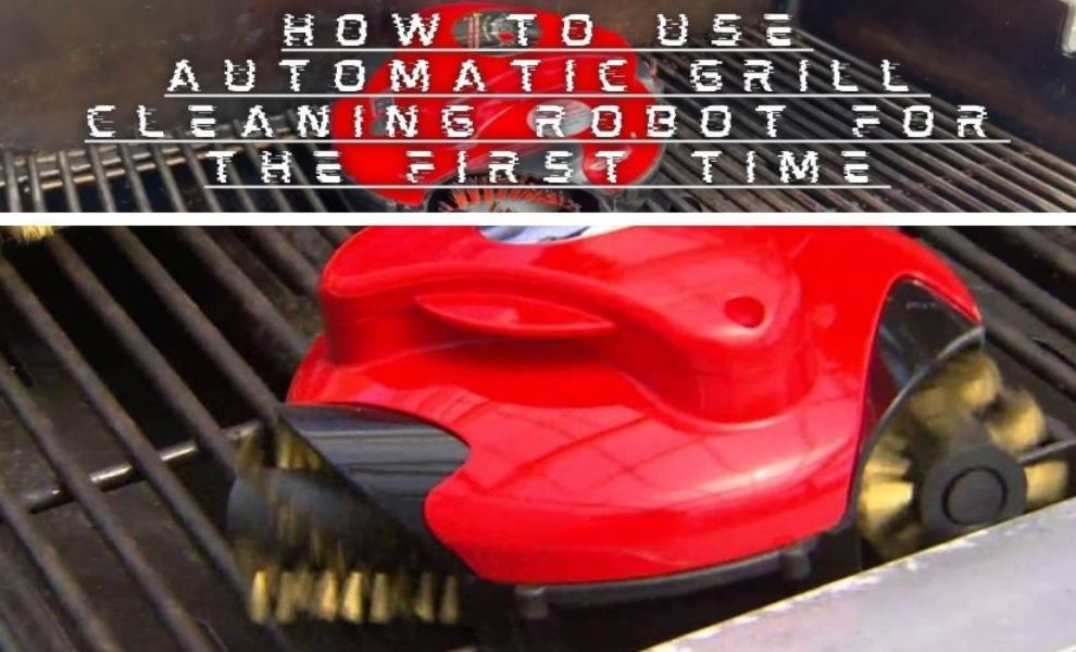 How to use automatic grill cleaning robot for the first time
